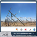 Système de commande CNC structure solaire photovoltaïque machine à former un rouleau de support sans fil fabriqué en Chine à bas prix